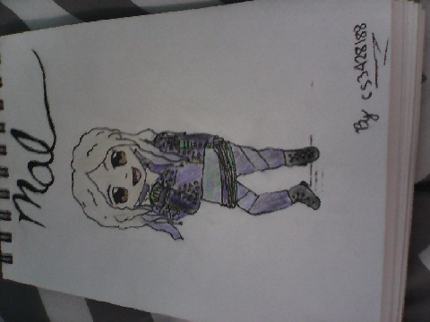 Drawing request: Mal, from Decendents 2