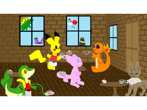 Pokemon Cafè Art Collab