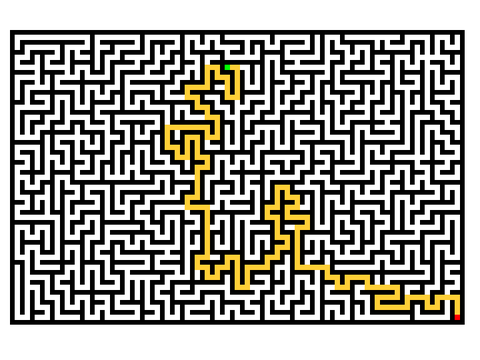 迷路　穴掘り法