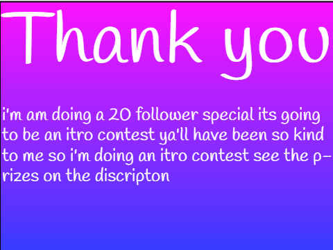 20 follower special