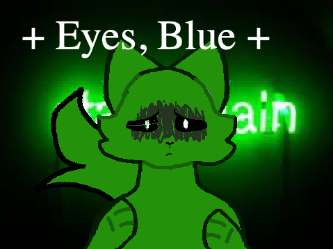 + eyes, blue + vent +