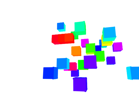 3D Engine Cube Grid                                                                    Test