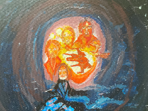 A New Hope Painting - Art Process