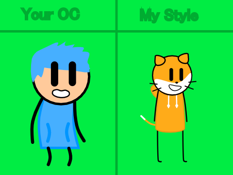 [OPEN] I'll Draw Your OC In My Style remix