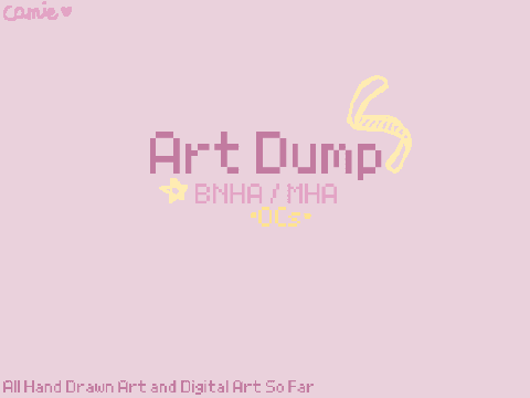 BNHA / MHA OCs // Art Dump