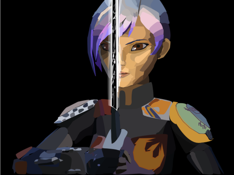 Sabine Wren blockshade