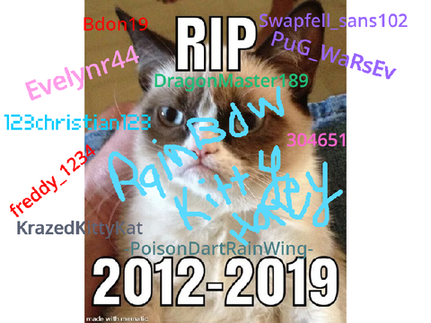 Sign If You Miss Her  (Grumpy Cat AKA Tardar Sauce) 
