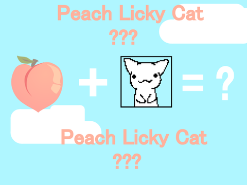Peach Licky Cat {contest entry}