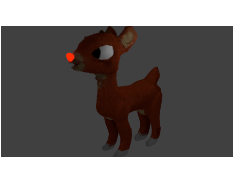 rudolph in blender