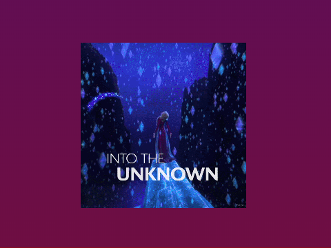 into the unknown
