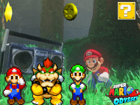 Add yourself dancing with Super Mario Odyssey