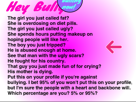 Hey Bully! Guess what? 
