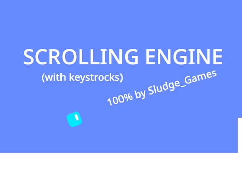 testing keystrokes for scrolling platformer