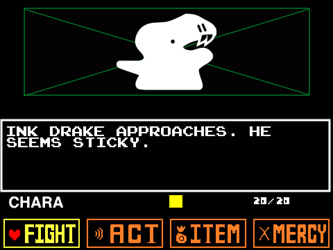 Undertale Fight - Ink Drake