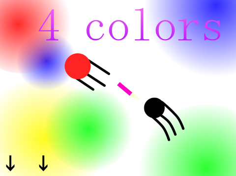 ★Four colors★　~★4つの色★~　#アクション
