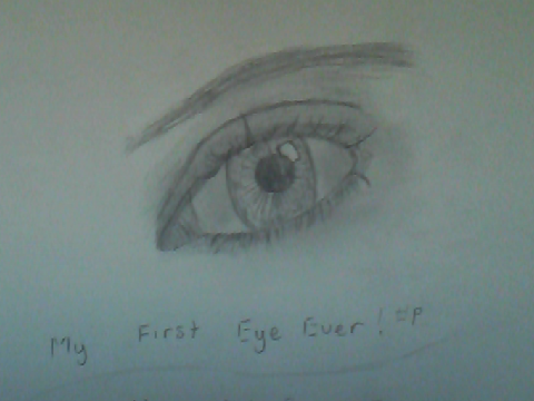 Drawing Eyes for the 1st time!