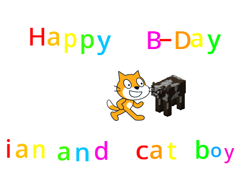 happy b-day ian and cat boy