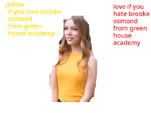 do you love or hate brooke Osmond?