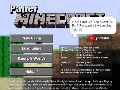 Paper Minecraft with custom speed