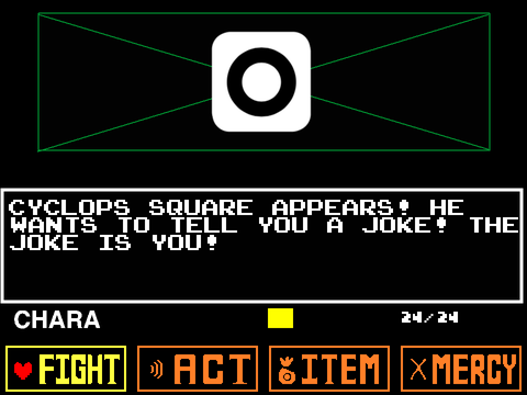 Undertale Fight - Cyclops Square