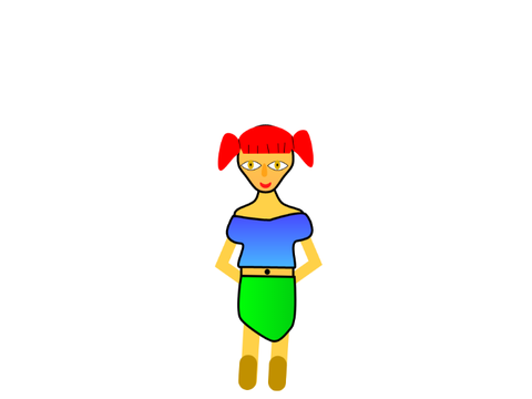 tribal girl speed draw