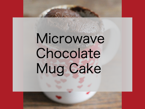 Microwave Chocolate Mug Cake 