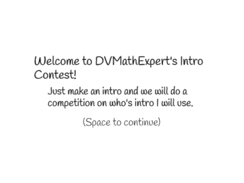 Intro Contest (Closed)
