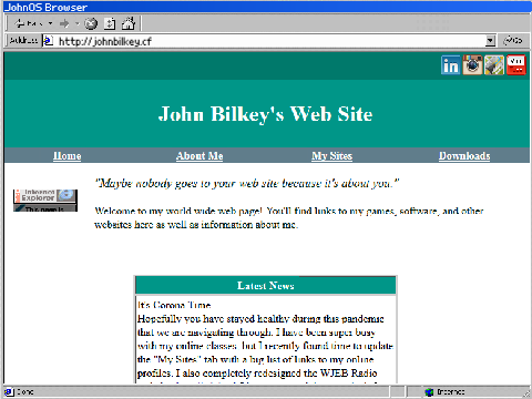 JohnOS Browser Beta