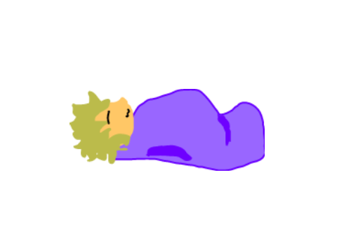 Rolling Tweek in a blanket