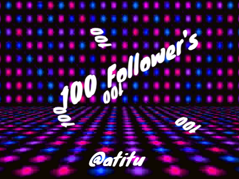 100 Follower's Completed 