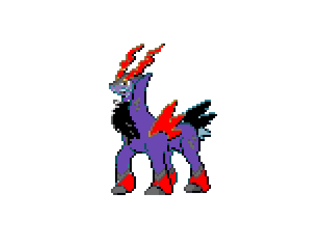 the purple cobalion