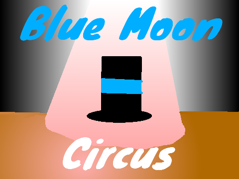 Blue Moon Circus Logo/Thumbnail in Studio