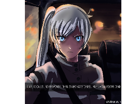 Weiss why'd you send this to me-