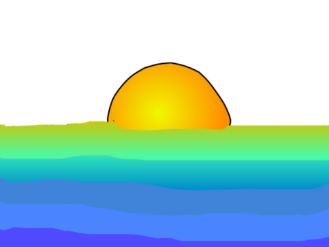 ocean sun set