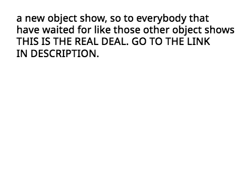 announcement