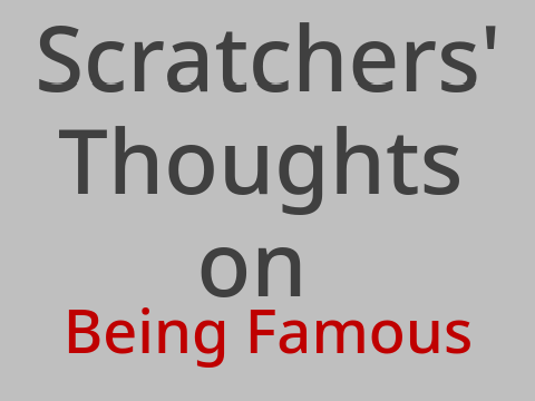 Scratchers' Thoughts - I