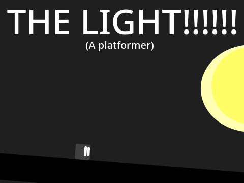 The LIGHT- A Platformer