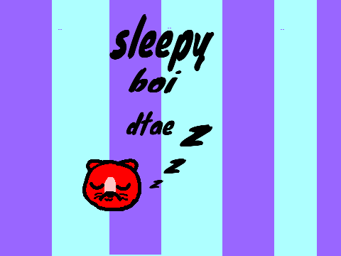 sleepy boi dtae