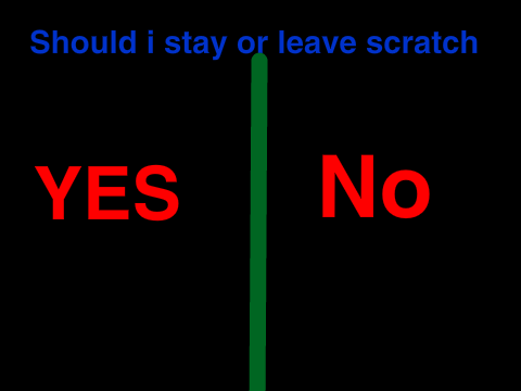 Should i leave scratch for good
