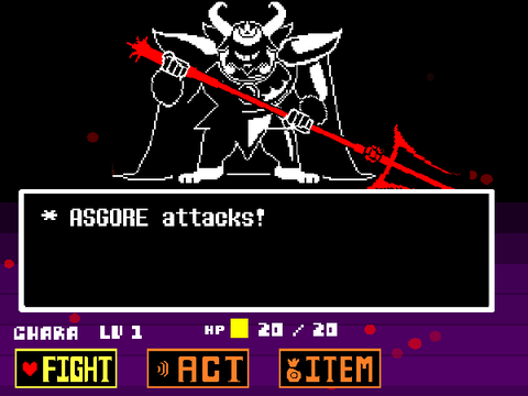 Undertale ASGORE Fight