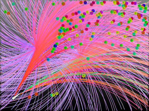rainbow laser art 2