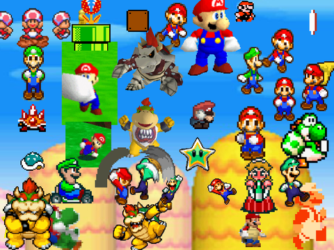  Mario Sprites!!!!!!