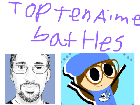 Top ten anime(scratch)battles
