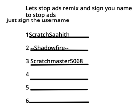 this needs signatures to stop ads remix