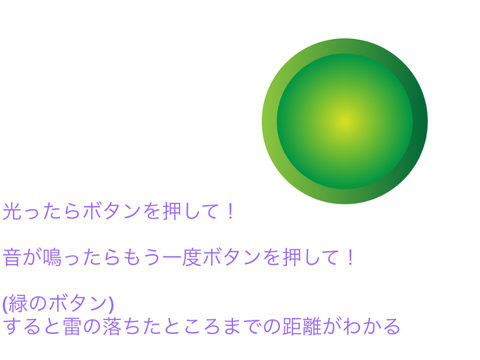 雷の落ちた所までの距離