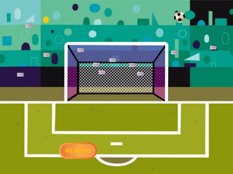 Bounce off the brick thingies. By: Akshita