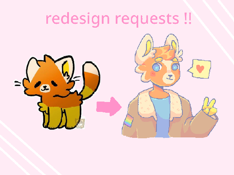 open redesign requests!!