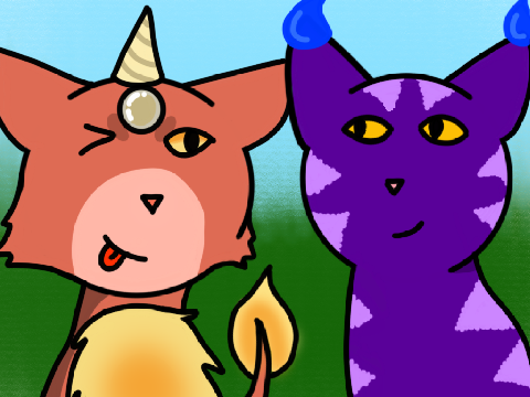 Entry for Amber! Featuring Bluefire!