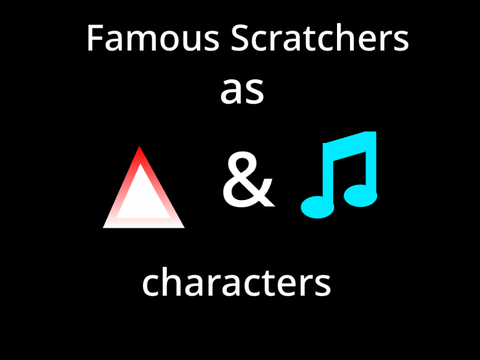 Drawing Famous Scratchers as Just Shapes & Beats characters (100 follower special)