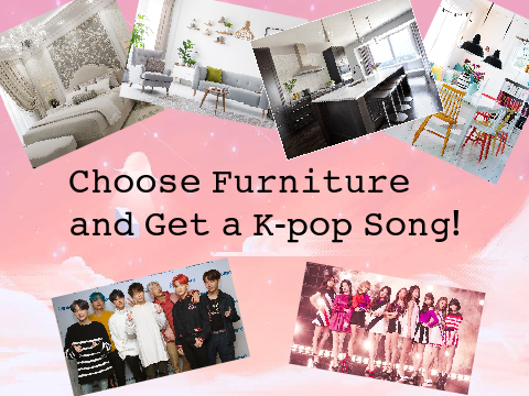 Choose Furniture and Get a K-pop Song to Listen To (quiz)